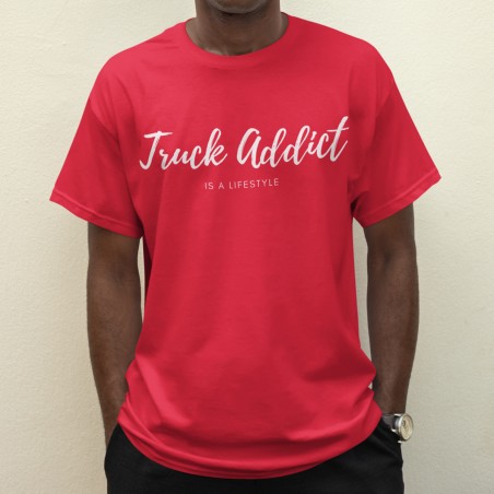 T-shirt Homme Modern Trucker - Rouge