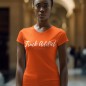 T-shirt Femme Modern Truckergirl - Orange