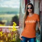 T-shirt Femme Modern Truckergirl - Orange