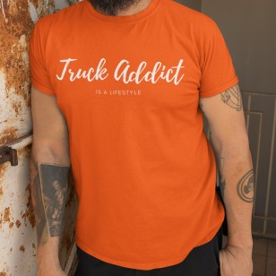 T-shirt Homme Modern Trucker - Orange