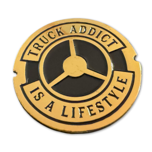 Pins Truck Addict® - Gold effect