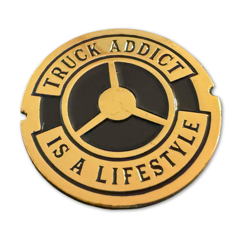 Pins Truck Addict® - Gold effect