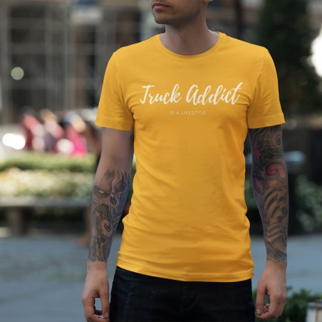 T-shirt Homme Modern Trucker - Jaune