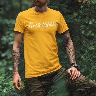 T-shirt Homme Modern Trucker - Jaune